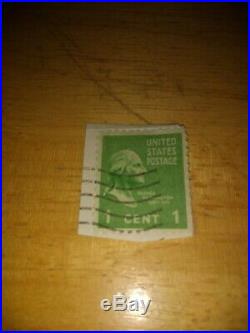 Rare 1938 George Washington 1cent Stamp