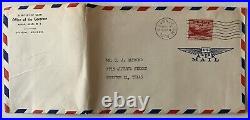 Rare 1955 Agana Guam Cover To Houston From Office Of The Governor Ford Elvidge