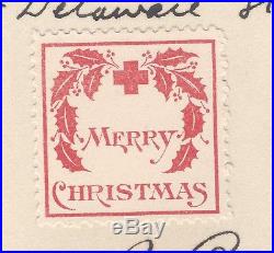 Rare Autograph By Emily Bissell Designer US WX1 CS1 1907 Christmas Seal Wow