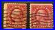 Rare George Washington 2 cents stamp pair