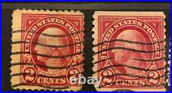 Rare George Washington 2 cents stamp pair