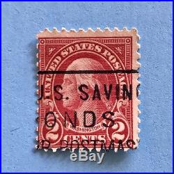 Rare George Washington Red 2 Cent Postage Stamp