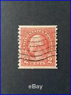 Rare George Washington Red 2 cent Stamp Used