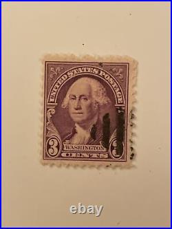 Rare George Washington stamp 1932 U. S. United States postage 3 cent