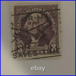 Rare - George Washington stamp 1932 U. S. United States postage 3 cent VFU stamp