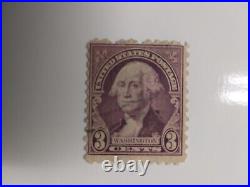Rare - George Washington stamp 1932 U. S. United States postage 3 cent VFU stamp