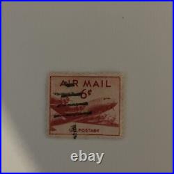 Rare Red Air Mail 6 cent United States Stamp