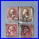 Rare US Postage Stamp group. George Washington Two 2 Cents. Four Examples