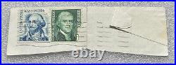 Rare US postage stamps. 1c Jefferson 5c Washington vintage