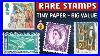 Rare Valuable Stamps Tiny Paper Massive Value World Stamp Collection
