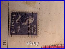 Rare Vintage 1932 Violet Thomas Jefferson 3 Cent US Postage Stamp