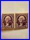 Rare pair of George Washington 3C stamps 1932