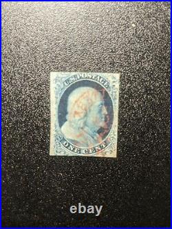 SAstamps US Stamps SC# 7 Used WithPSAG Cert