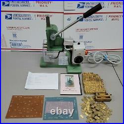 SICOMEC TIMBRATRICE EM1 HOT FOIL GOLD STAMPING MACHINE Leather Embossing Italy