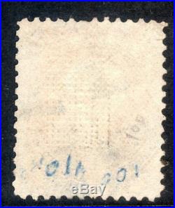 Sc#100 30c VG grill 1868 issue strong grill tiny tear at left perf close to left