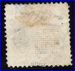 Sc #118 Grill Light Cancel Jumbo RT Margin 1869 Pictorial 15 Cent US Stamps 9510