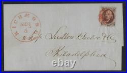 Scott # 1, 4 Margins On Cover, Attractive