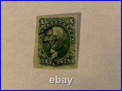 Scott 14 Used 10c Washington 1851 Issue Paid Cancel