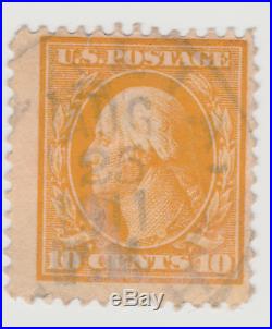 Scott #364 10c Washington, Rare BLUISH PAPER Variety CV $8.250.00