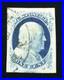 Scott #9, 1c Blue Ty IV, USED, SUPERB, jumbo, 2022 PFC (grade 98J), SMQ $1,900 Scott #9, 1c Blue Ty IV, USED, SUPERB, jumbo, 2022 PFC (grade 98J), SMQ $1,900