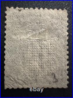 Scott #90 12¢ black Washington, E Grill, Black Geometric Cancel, Centered, HR