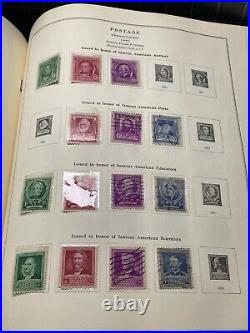 Scott US National Album Stamps All The Sheets And Pages Have Stamps And Other Ar