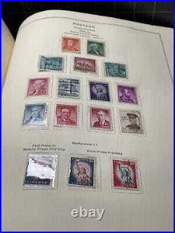 Scott US National Album Stamps All The Sheets And Pages Have Stamps And Other Ar