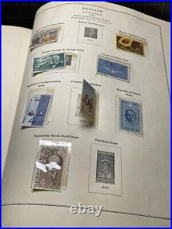 Scott US National Album Stamps All The Sheets And Pages Have Stamps And Other Ar