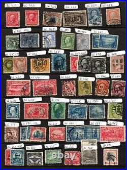 Sg 242 907 USA United States America Stamp Used & MM 1883-1942 Cat£600+