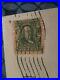 (Sideways)Benjamin Franklin Stamp RARE ANTIQUE 1907 1 CENT STAMP 100% AUTHENTIC