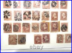 Specialty Collection Washington 3 Cent 1861 33 Fancy Cancels, blue, paid, etc