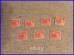 Stamp 8 Cent US Air Mail Red 1966 Used Ungraded and Uncertified 67 Total