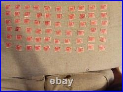 Stamp 8 Cent US Air Mail Red 1966 Used Ungraded and Uncertified 67 Total