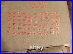 Stamp 8 Cent US Air Mail Red 1966 Used Ungraded and Uncertified 67 Total