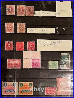 Stamp Collection 17 Items US Early Years GREAT condition