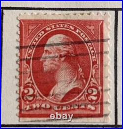 Stamp USA The First George Washington Rare 2 Cent Red 1898 Super Rare Kept Album