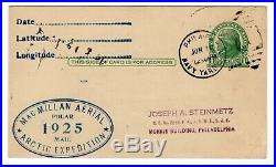 TO1131 MacMillan Aerial Arctic Expedition UX27 Signed by Byrd