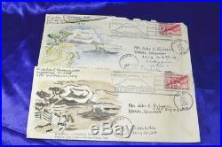 Tokyo Bay USS West Virginia VJ Day 1945 Sep 2 Collection 3 Covers 2 With Letters