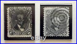 U. S. 1861-66 Stamps Scott 73, 75, 76, 76a pair, 77, 78b Used