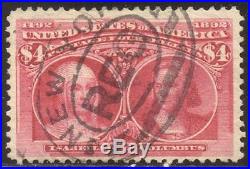 U. S. #244 Used BEAUTY 1893 $4.00 Columbian