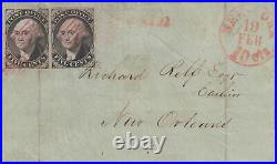 U. S. 9X1 Used PAIR On Cover (82319)
