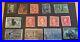 U. S. A 14 Stamps High Val inc 1861 Jefferson 1863 Jackson inc Coils imperforates