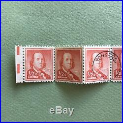 U. S. Benjamin Franklin 6 1/2 cent stamps Yonkers NY
