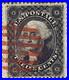 U. S. Classic #36b F/VF 12 cent Black with a Red grill Cancel’23 Cat $215.00 U. S. Classic #36b F/VF 12 cent Black with a Red grill Cancel’23 Cat $215.00