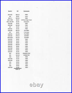 U. S. Collection Years 1857 1947 Mixed MNH /USEDCV $10,036.39