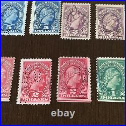 U. S. Large Documentary Stamps Lot High $30 Denomination #1