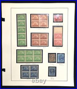 U. S Mint And Used Proprietary Revenues Including Battleship Multiples 29 Stamps U. S Mint And Used Proprietary Revenues Including Battleship Multiples 29 Stamps