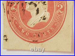 U. S. Postage George Washington Red 2¢ Oval Embossed Stamp c. 1883 01