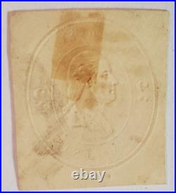 U. S. Postage George Washington Red 2¢ Oval Embossed Stamp c. 1883 01