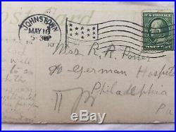 U. S. Postage Post Card Hersey Park With1902 Stamp One Cent Benjamin Franklin Rare